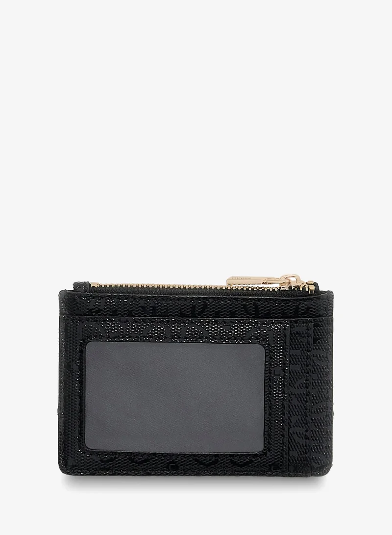 جس حافظة بطاقات مبطنة بتفاصيل شعار إيسماي